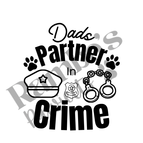 Dads Partner In Crime Bandana